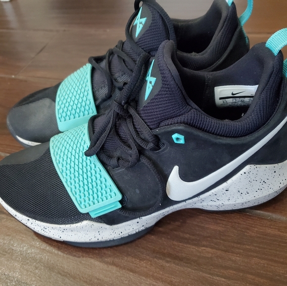 Nike Men\'s PG 1 878627-002 shoes Sneakers Light Aqua size 8.5